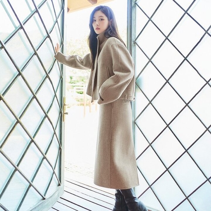 (신세계강남점)[정채연 착용] 핸드메이드 H라인 스커트 NEW4WS916