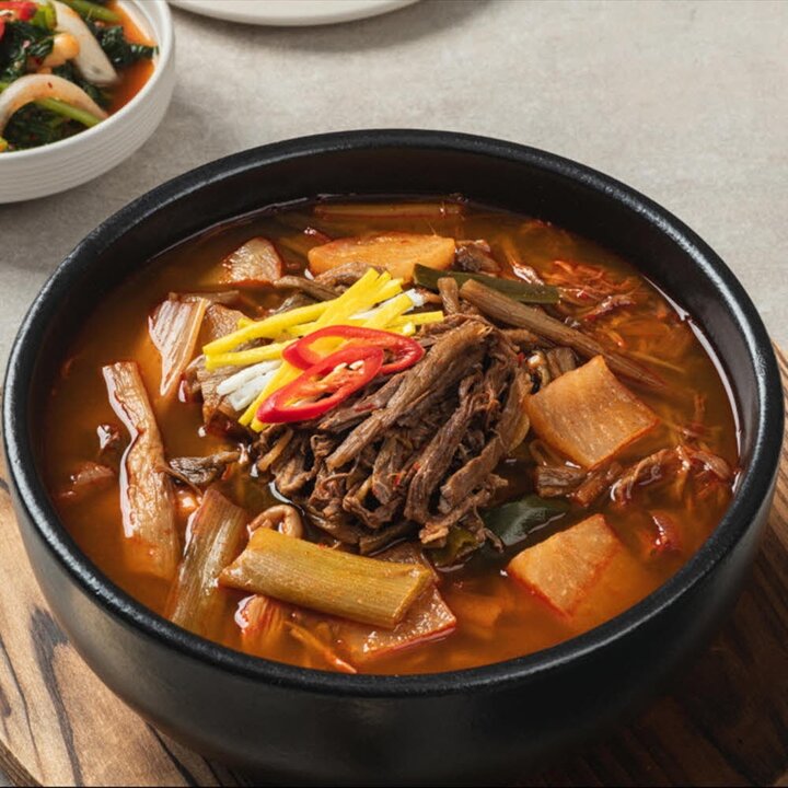 [소노정] 국내산 한우 육개장 500g x 4팩, 전통육개장 대파육개장
