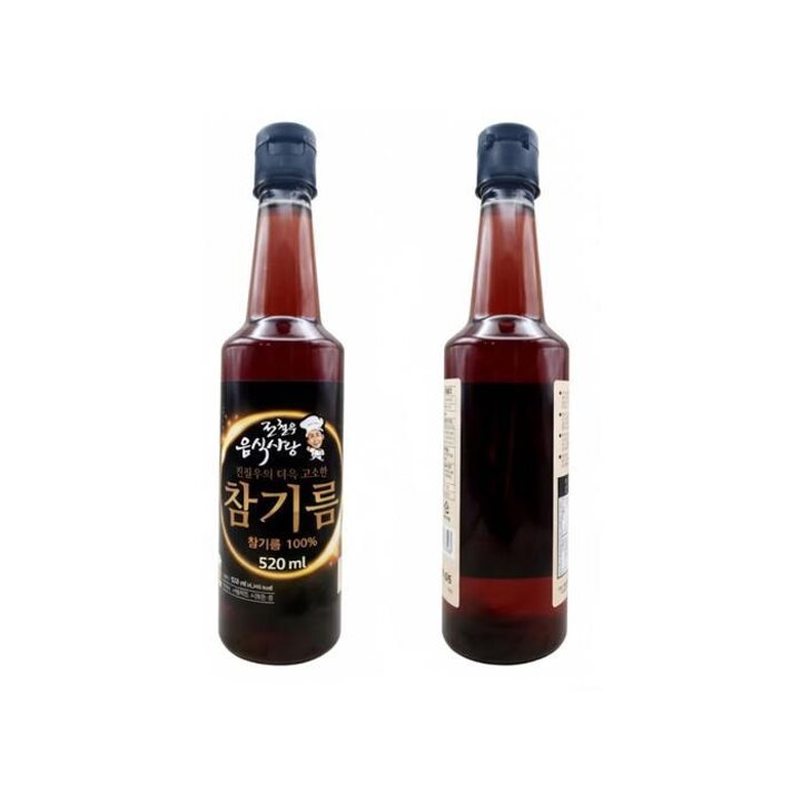 참기름100대용량520ml전철우참기름