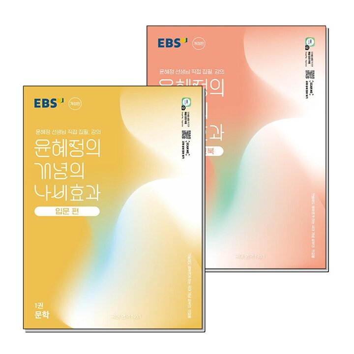 EBS 윤혜정의 개념의 나비효과 입문편 1권 문학 워크북 세트 (전2권) (2026년)