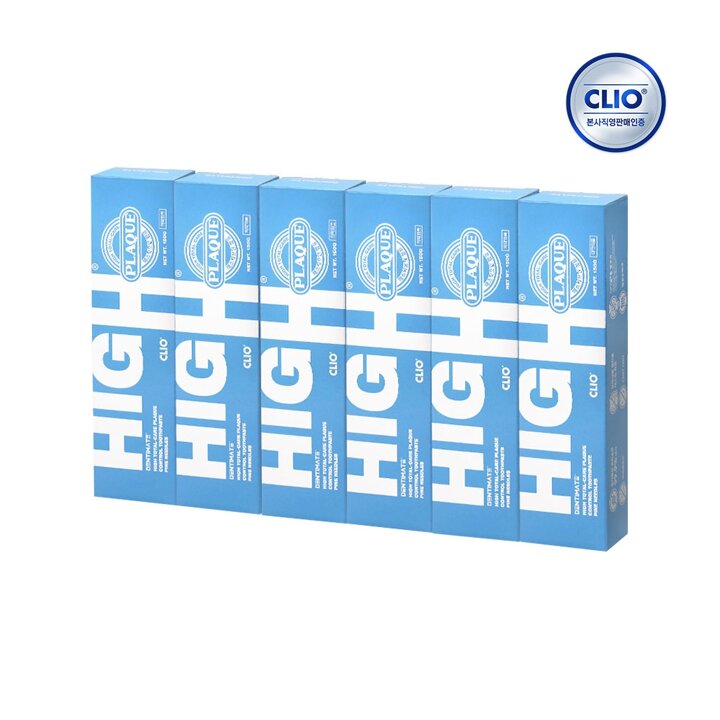 크리오 덴티메이트 하이토탈케어 플라그 컨트롤 치약 150g 6개입 x1개