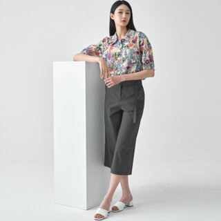[지센] (2컬러) 벨트 와이드핏 팬츠 LCPTO526