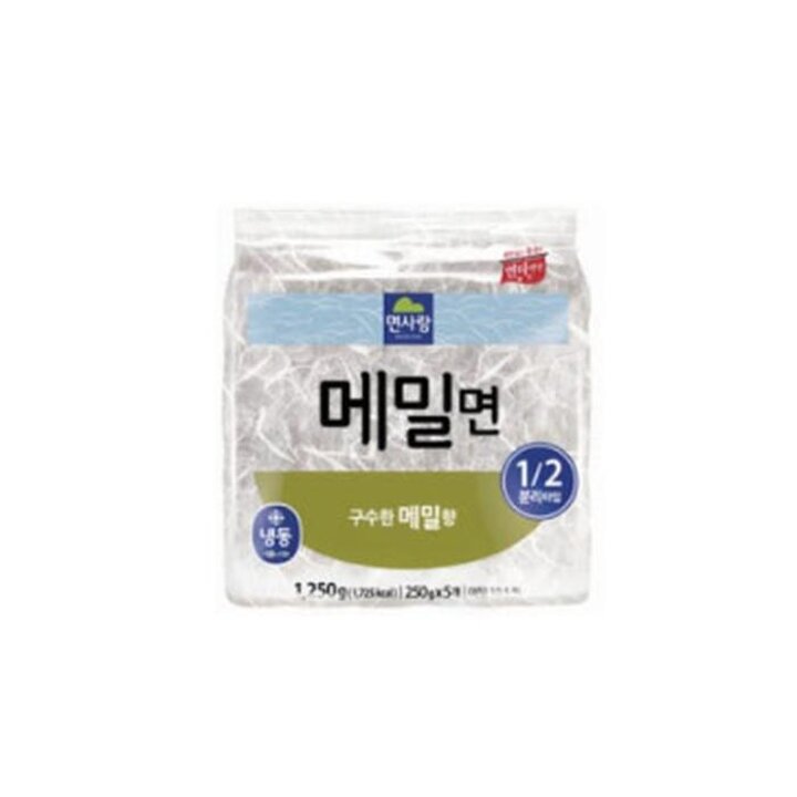 면사랑냉동구수한메밀면250g5입반개면