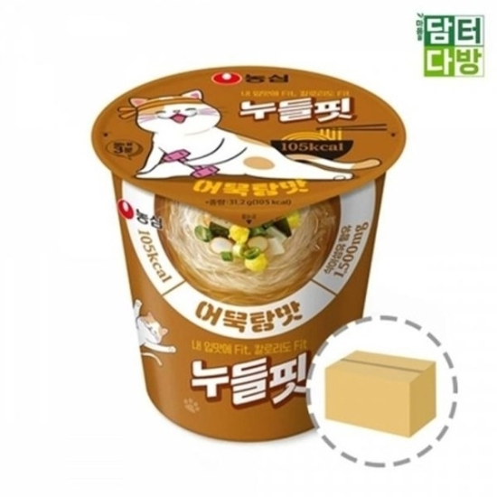 농심 누들핏 12컵 어묵탕맛 1BOX 누들핏어묵탕맛 라면19873681667501