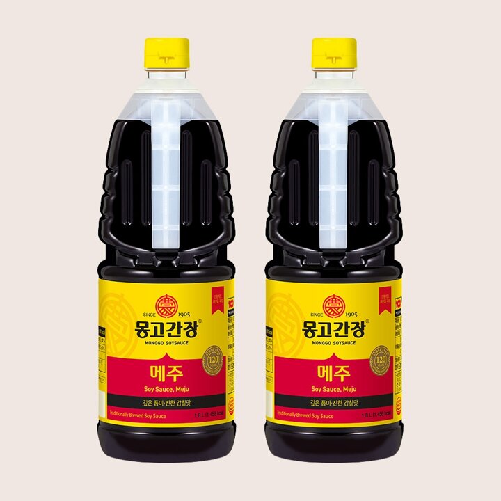 [몽고식품] 송표 메주 양조간장 1.8L x 2개