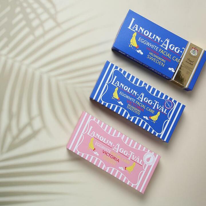 (공식판매처)스웨덴에그팩 라놀린 앤 로즈워터(지성/트러블/민감성) 50g x 6개입 1box, GIFT BAG