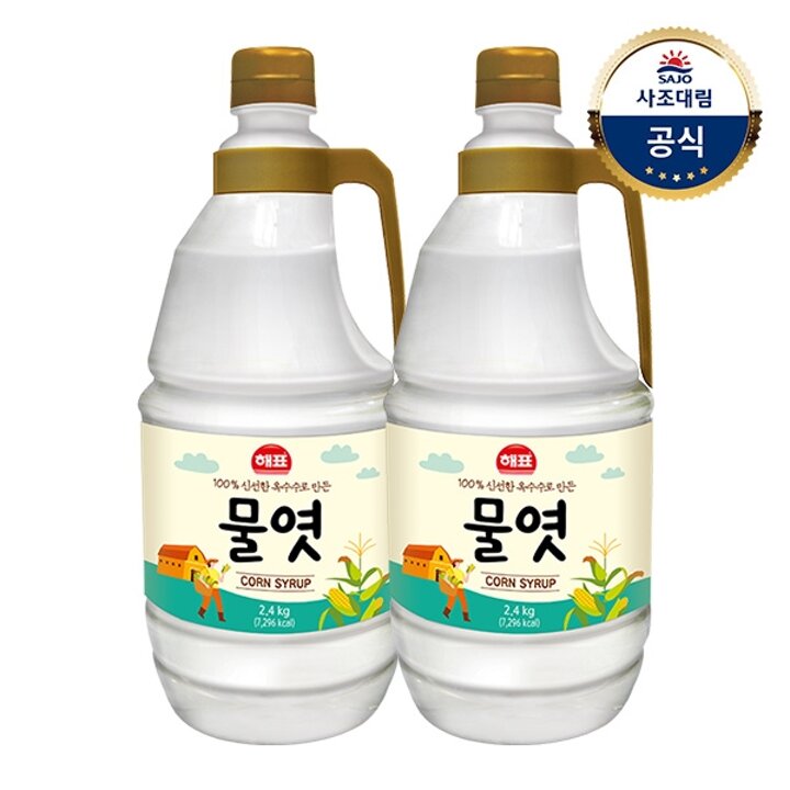 [사조대림] 물엿2.4kg x2개