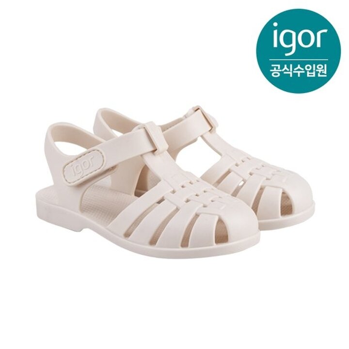 (대전신세계)[IGOR] 이고르 클라시카 크림 여아 젤리샌들 아쿠아슈즈