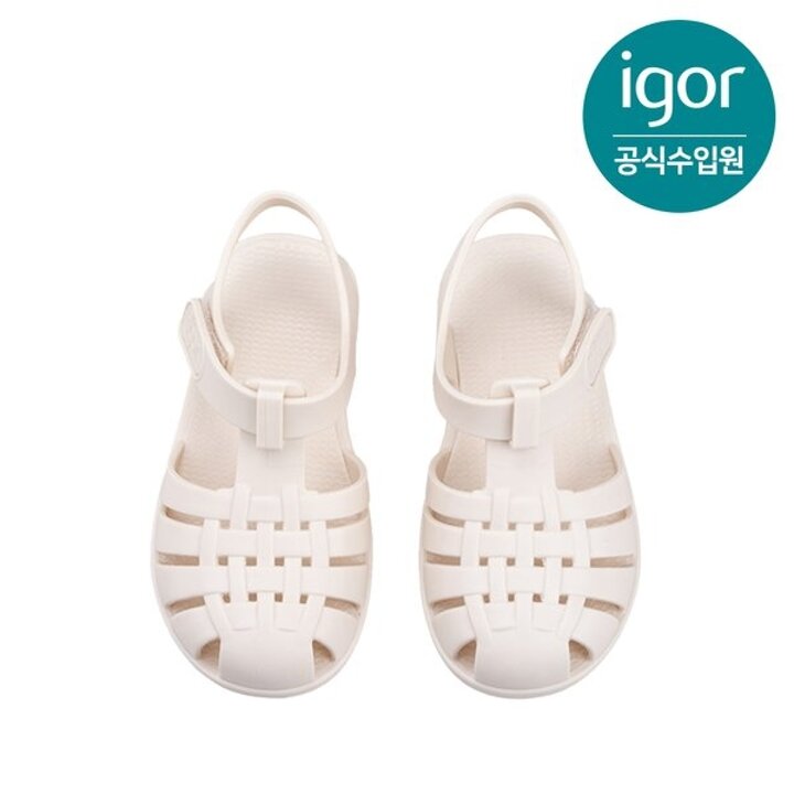 (대전신세계)[IGOR] 이고르 클라시카 크림 여아 젤리샌들 아쿠아슈즈