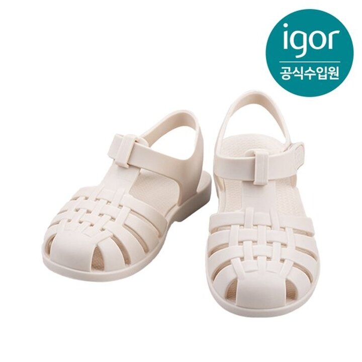 (대전신세계)[IGOR] 이고르 클라시카 크림 여아 젤리샌들 아쿠아슈즈