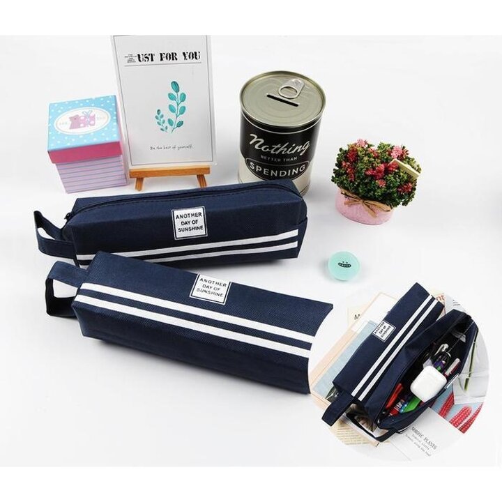 펜케이스남색1P볼펜필통연필필기도구