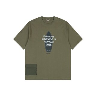 남)사이드 포켓 반팔 티셔츠 AO2WTS414-KA