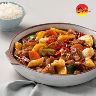 유가네 순살간장찜닭 400g  x 9팩
