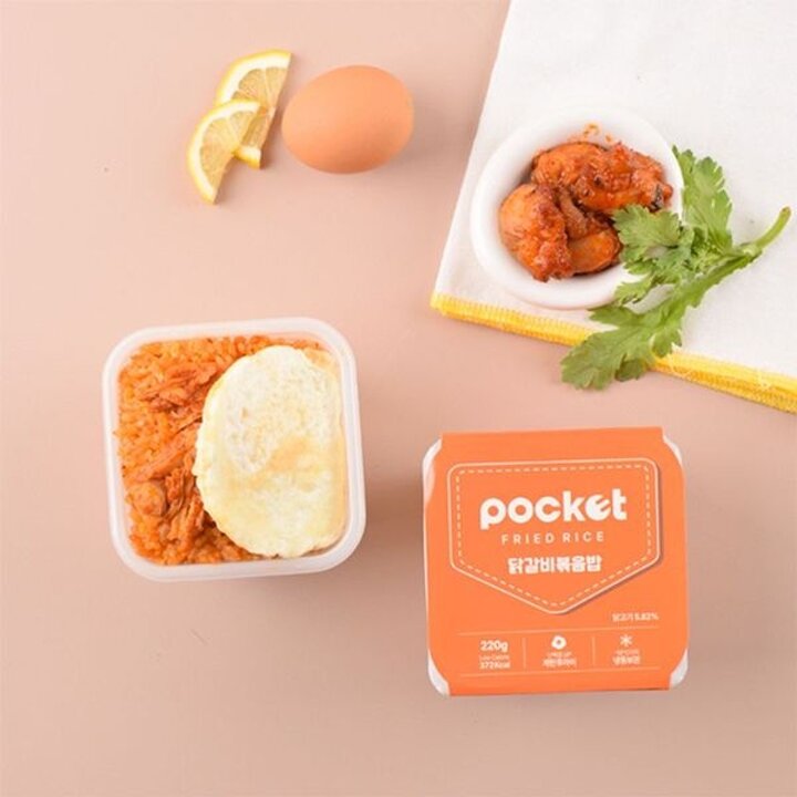 포켓도시락 간편식사 즉석밥 냉동도시락 포켓 닭갈비볶음밥 5팩..[35195376]