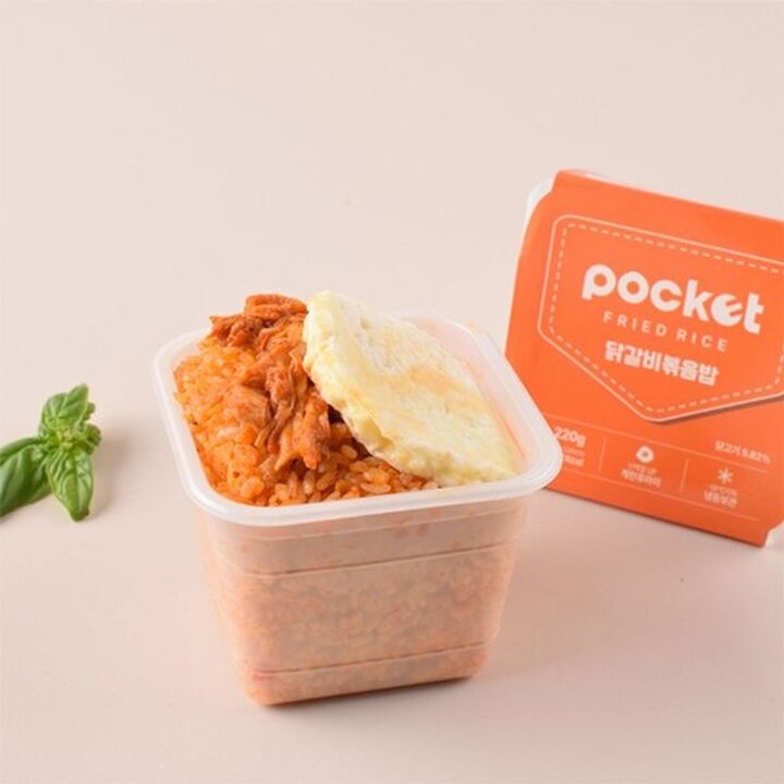 포켓도시락 간편식사 즉석밥 냉동도시락 포켓 닭갈비볶음밥 5팩..[35195376]