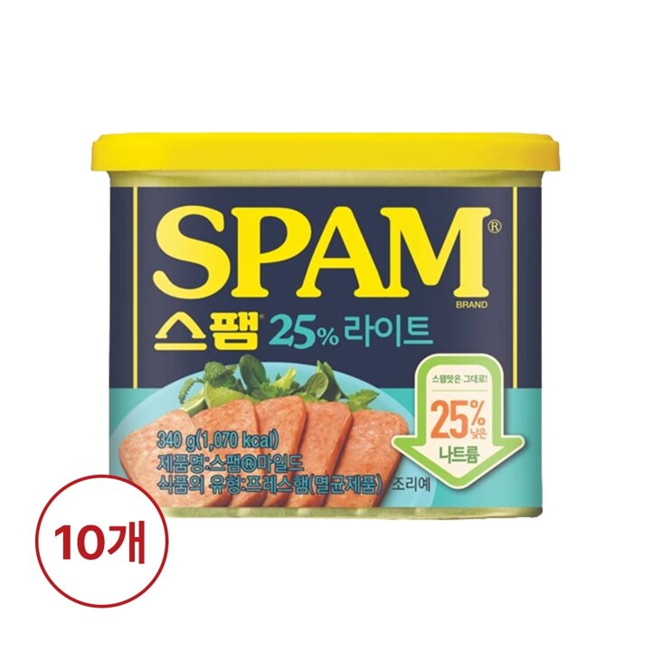 CJ제일제당 스팸라이트 340g x10개
