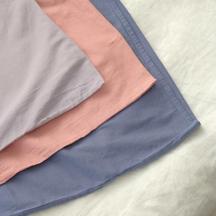 수면공감 키즈 코튼솔리드커버(3color)