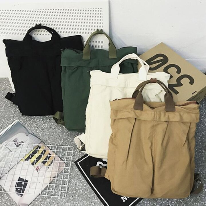 캐주얼한디자인사각토트백백팩대학생책가방