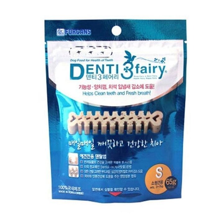 해피덴티3페어리강아지애견덴탈껌65g치석제거