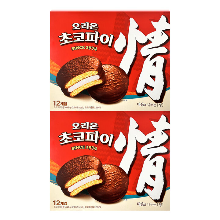 오리온 초코파이 468g 2개(39g 24개입)