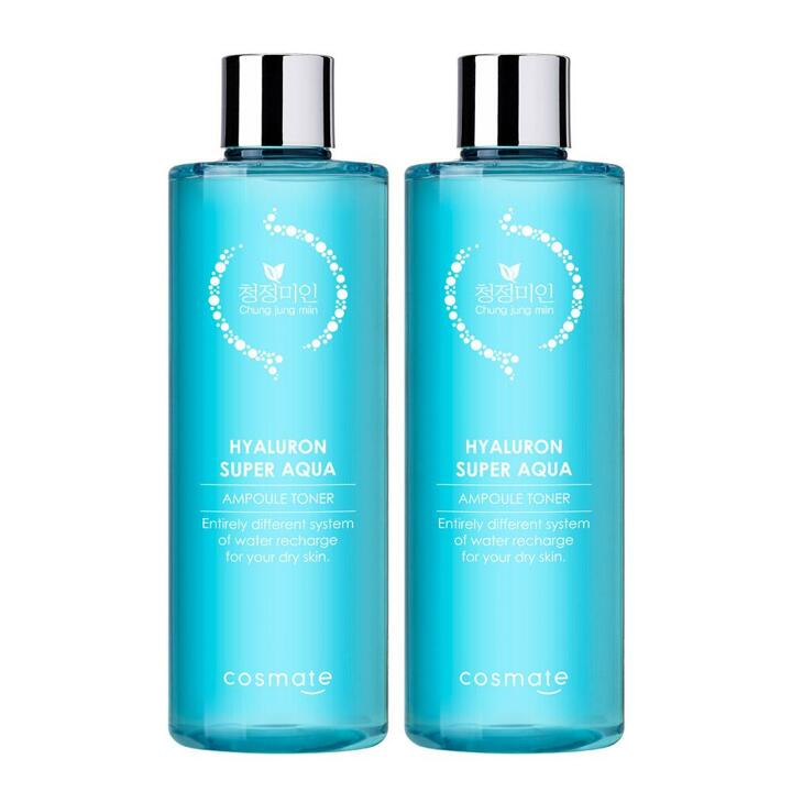 히아루론 수퍼 아쿠아 앰플 토너 420ml 2개 여성 스킨 약산성 대용량