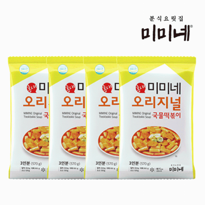 미미네 오리지널 국물떡볶이 4봉