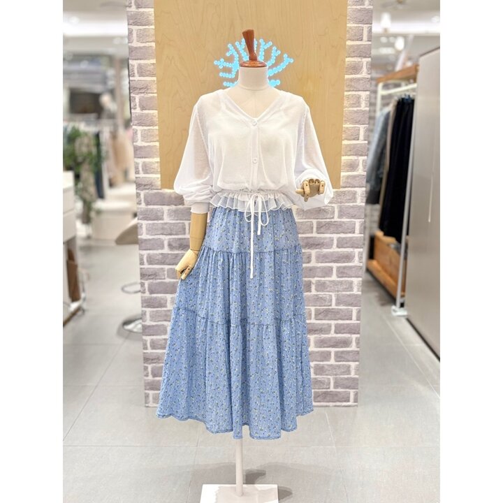 (신세계마산점)프린트 요루 스커트 (SB31F6SK522X)