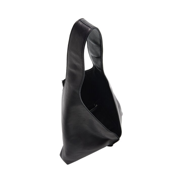 전시상품/더로우 스몰 Bindle Stitch 빈들 스티치 카프스킨 숄더백 블랙 W1873L72BAS