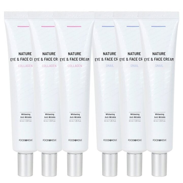 (1+1+1)푸드어홀릭 아이 앤 페이스 아이크림 40ml /콜라겐 스네일