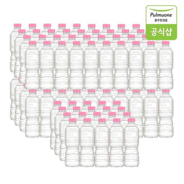 풀무원샘물 워터루틴 무라벨 생수 500ml X 100병