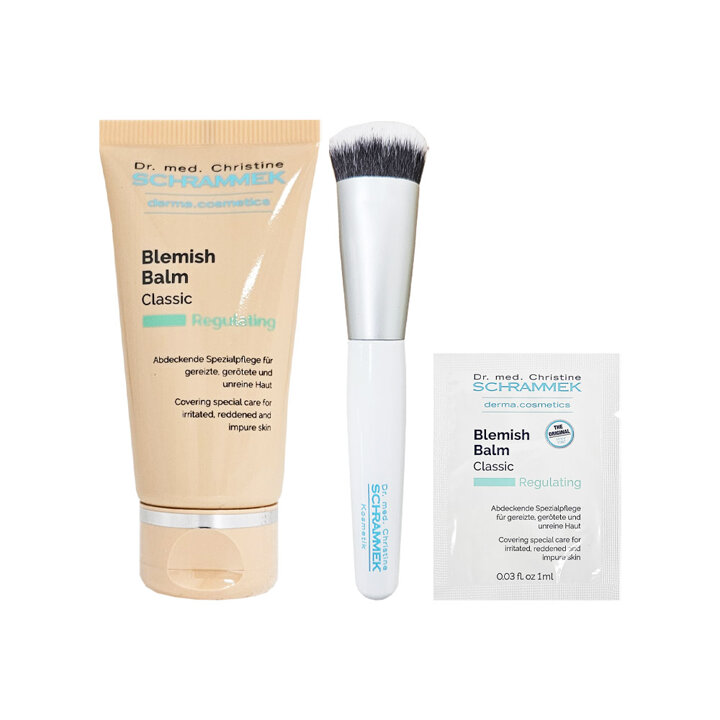  독일 슈라멕 블래미쉬 밤 비비 크림 30ml+여행용 1ml+정품 브러쉬 
