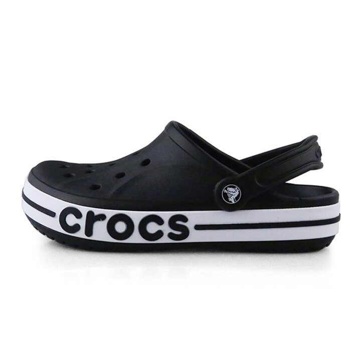 크록스 바야밴드 클로그 블랙/화이트 (CROCS BAYABAND CLOG)