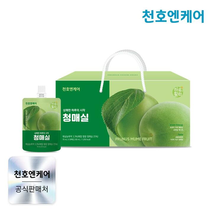 [천호엔케어] 하루활력 청매실 70ml 30팩 1박스