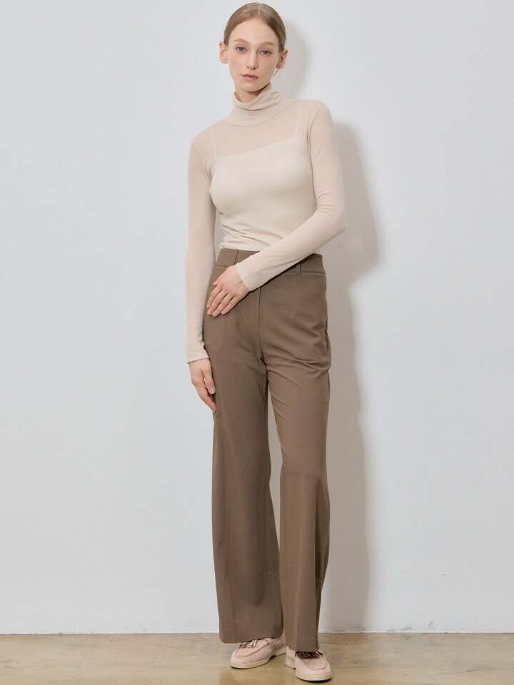 [리스트(LIST)] 딥톤 모던 부츠컷 셋업 팬츠 (택가격 168000원)