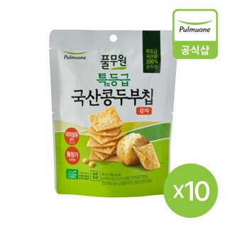풀무원 특등급 국산콩 두부칩 감자 40gX10개