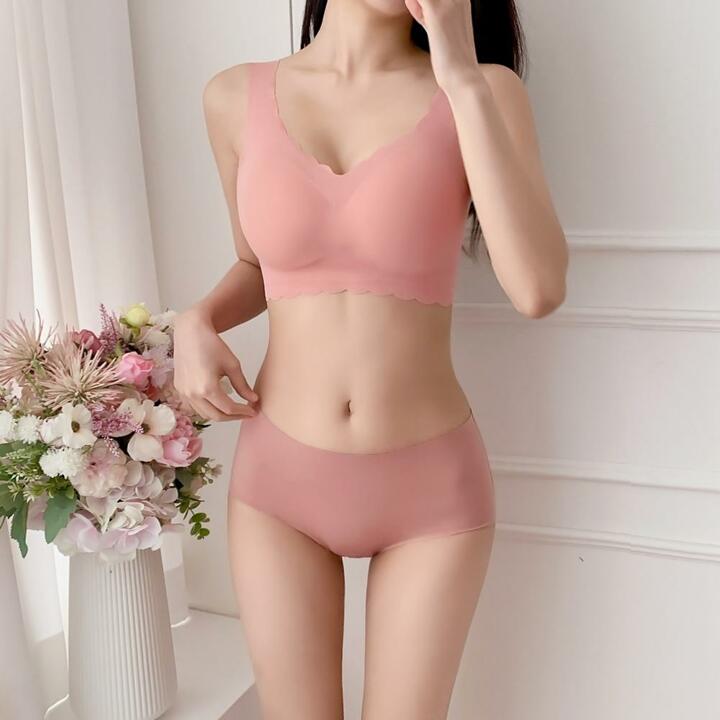 [더리시드]리얼스킨핏 심리스브라 빅사이즈 노와이어 6XL까지 후크형