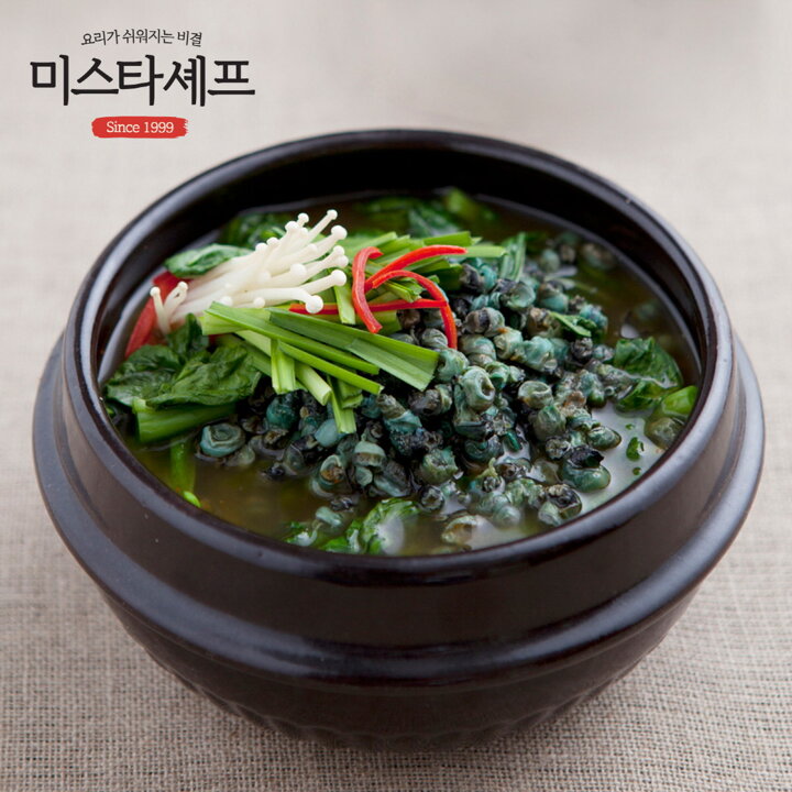 미스타셰프 아욱다슬기해장국 500g 1팩