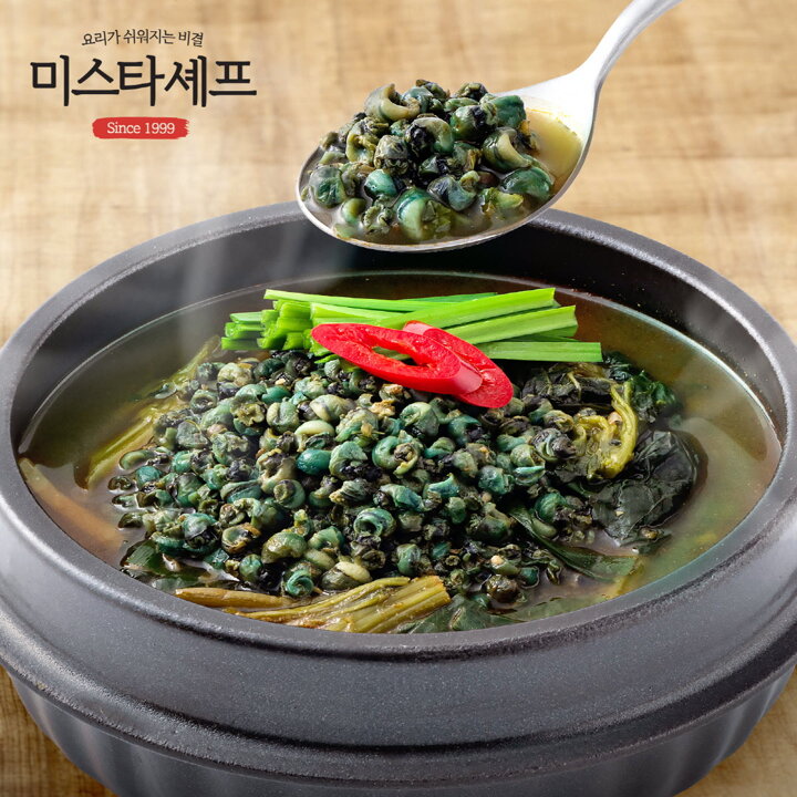 미스타셰프 아욱다슬기해장국 500g 1팩