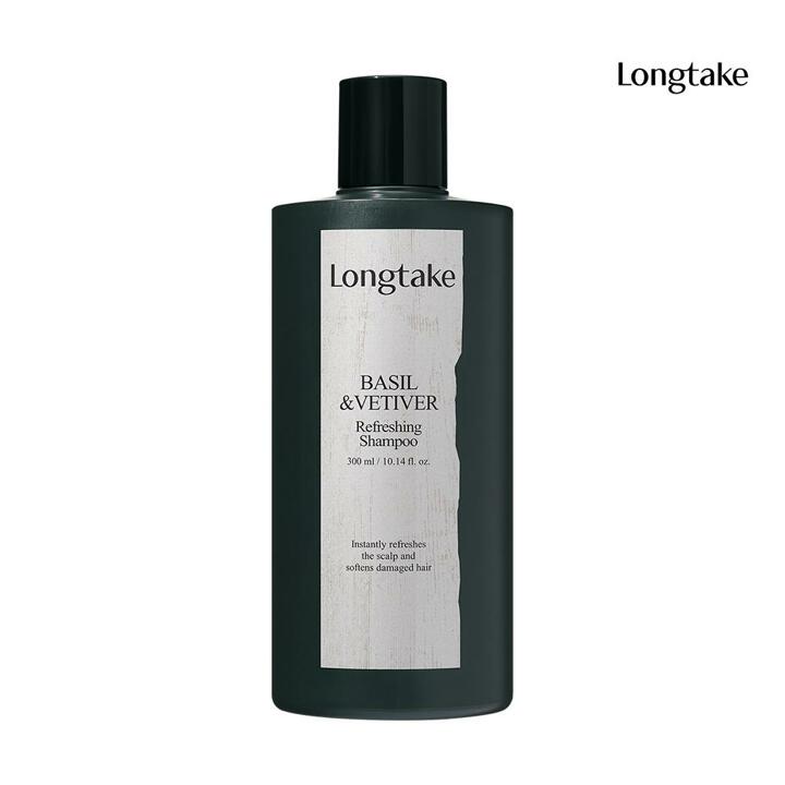 롱테이크 바질앤베티버 리프레싱 샴푸 300ML