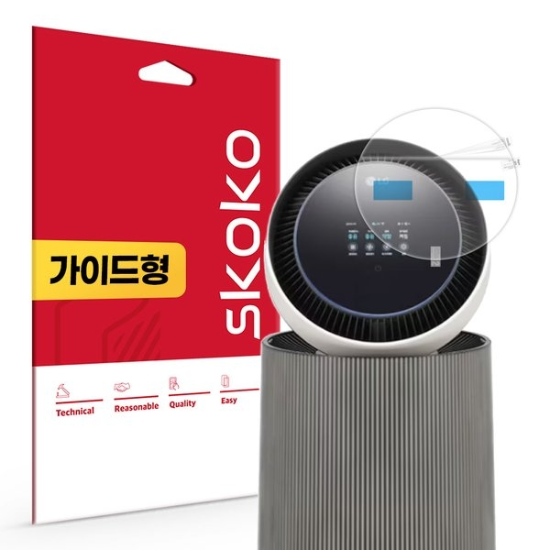 (주)스코코_0023117103 LG 퓨리케어 AI 오브제컬렉션 360 공기청정기 M7 AS356NSMA AS356NGMA 서클 디스플레이 액정보호필름