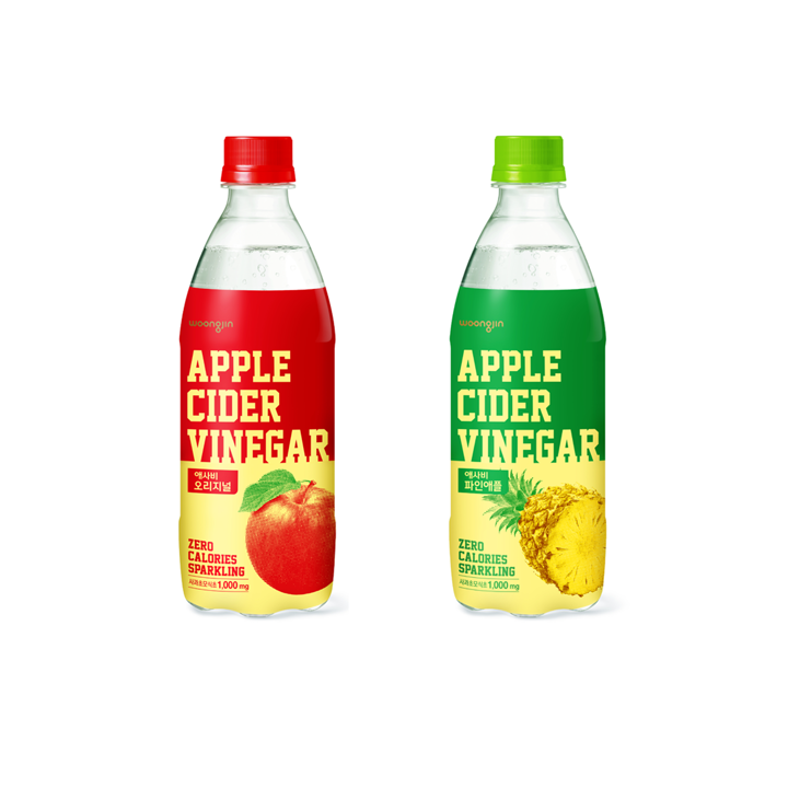 웅진식품 애사비 오리지널/파인애플 500ml 24입