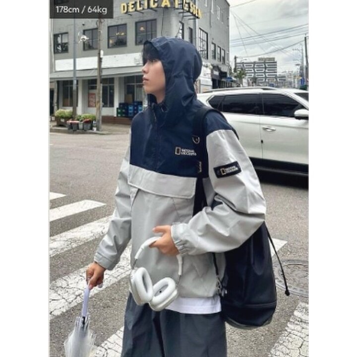 (신세계강남점)내셔널지오그래픽 N233UJP031 오거스틴 컬러블록 아노락 점퍼