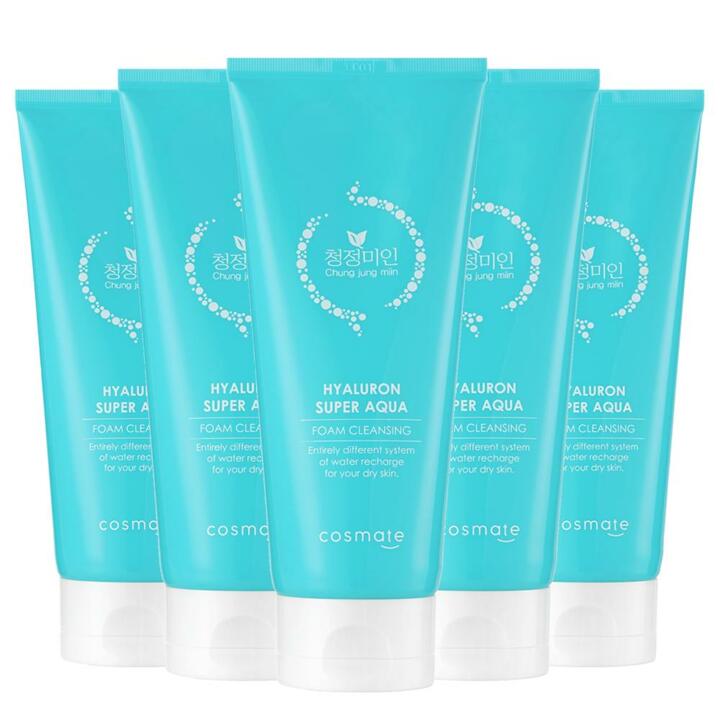 히아루론 수퍼 아쿠아 폼클렌징 200ml 5개