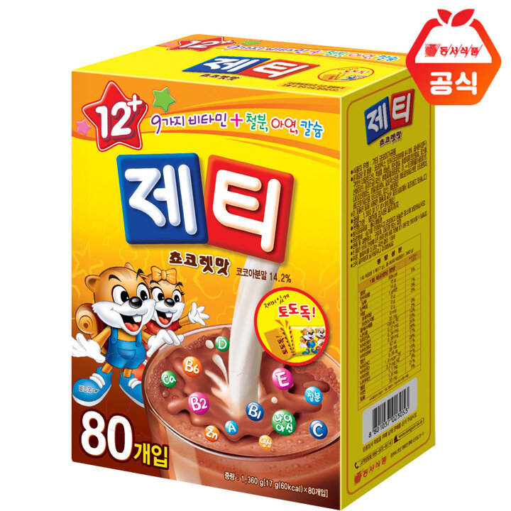 동서 제티 초코 스틱80T(대용량)