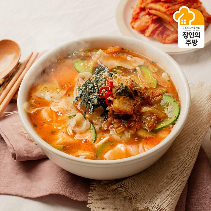 [손경신장인]김치 생수제비500g(3인분)+소스