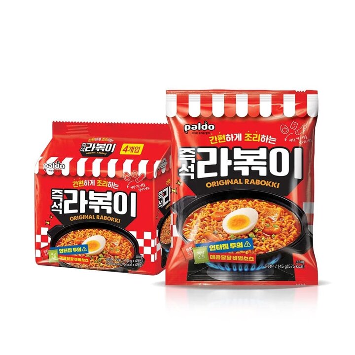즉석 라볶이 4개입 / 봉지라면
