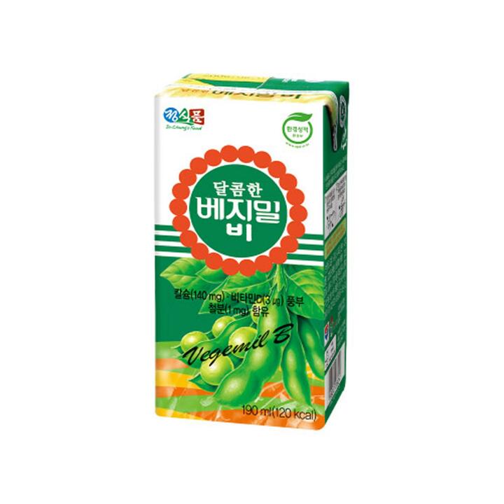 [베지밀] 달콤한 베지밀 B(비) 190ml 48팩