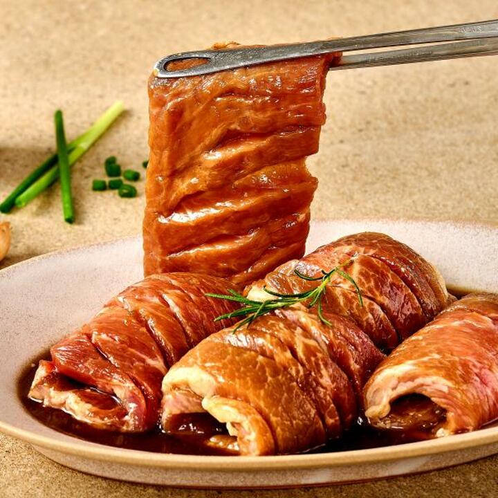 [대용량] 제주돼지 왕 양념 칼집구이 1.2KG + 1.2KG (총 8인분 구성!!)