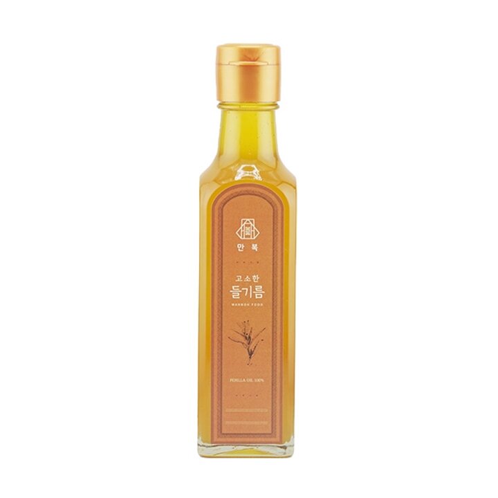 [푸드맛남] 만복 저온압착 고소한 국산 들기름 250ml