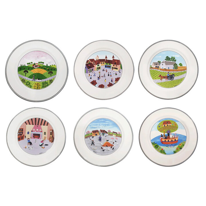 빌레로이앤보흐 디자인나이프 샐러드 플레이트 21cm 택1
